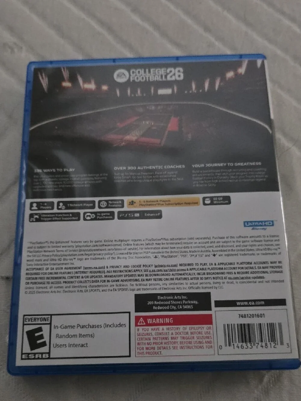 EA Sports College Football 26 (PS5) - Multicolor Cover
